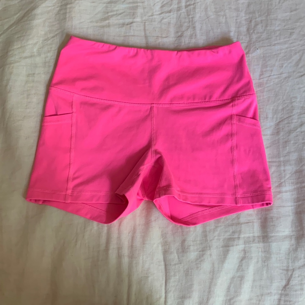 Hot pink spandex